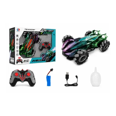 CARRO ECHA HUMO CONTROL REMOTO (PILA RECARGABLE) 2 COLORES