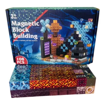 LEGO MAGNETICO MORADO 108 PC