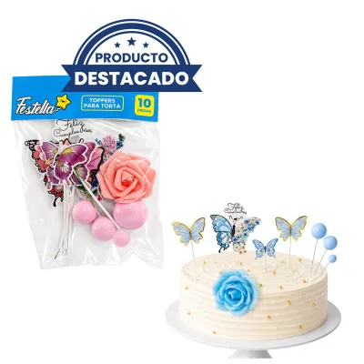 SET ADORNOS F.C PARA PASTEL X10 (PQTX12)
