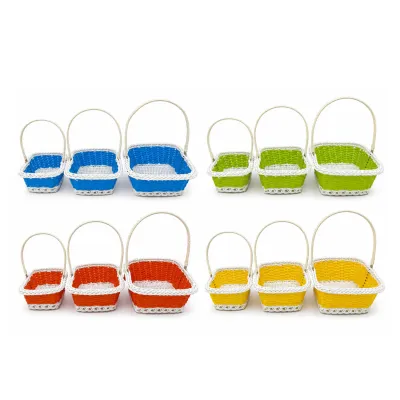 SET CANASTA DECORATIVA X3