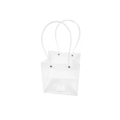 BOLSA REGALO TRANSPARENTE 17*15*16CM (PQTX12)