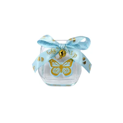 RECORDATORIO BABY SHOWER CAJA AZUL (PQTX12)