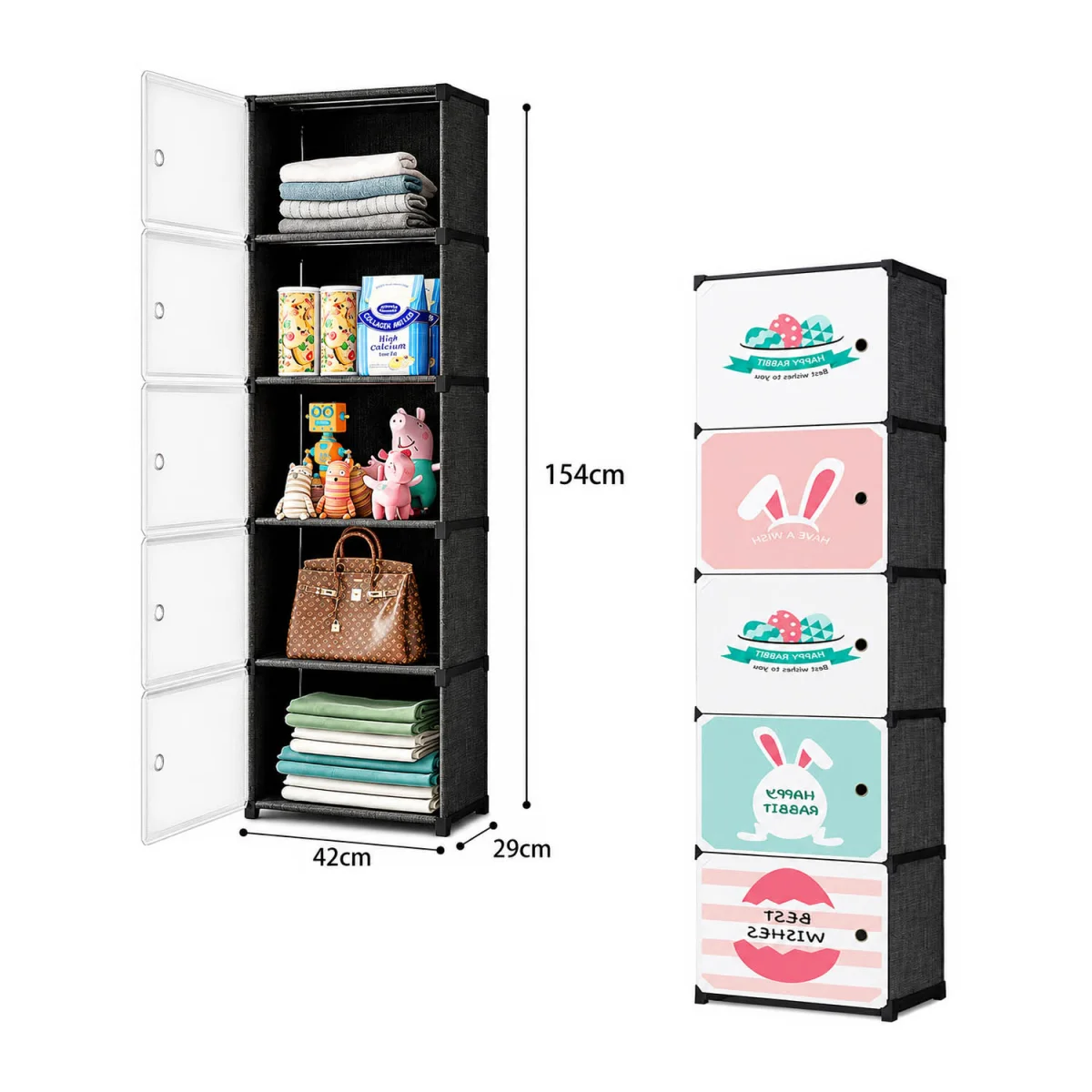 ORGANIZADOR METALICO 5 NIVELES 42*29*154CM