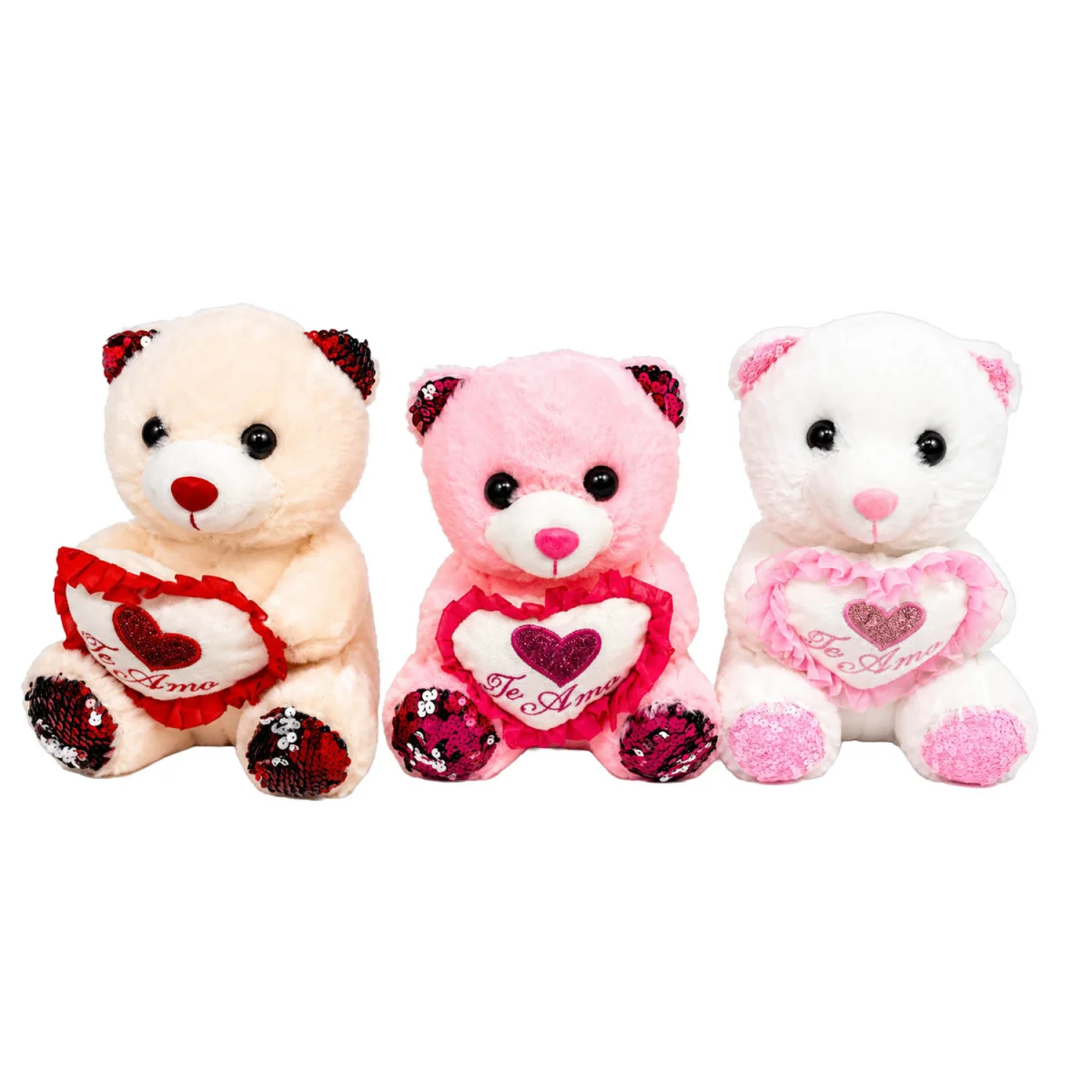 PELUCHE OSO CON CORAZON 22CM
