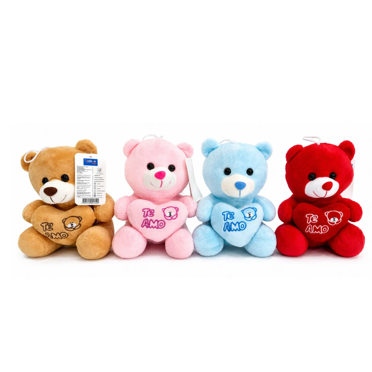 PELUCHE OSO CON CORAZON TE AMO 22CM