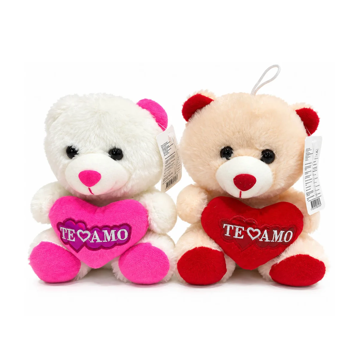 PELUCHE OSO CON CORAZON 20CM