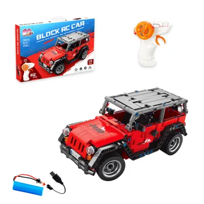 CARRO ARMABLE X448PCS  CONTROL REMOTO (PILAS)
