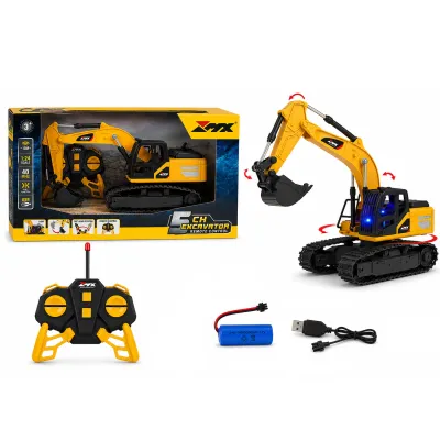EXCAVADORA CONTROL REMOTO (PILA RECARGABLE)