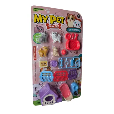 JUEGO DE MASCOTAS 13PCS ENCART MY PET