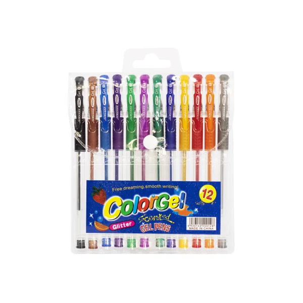 SET LAPICERO ESCARCHADO X12 (PQTX12)