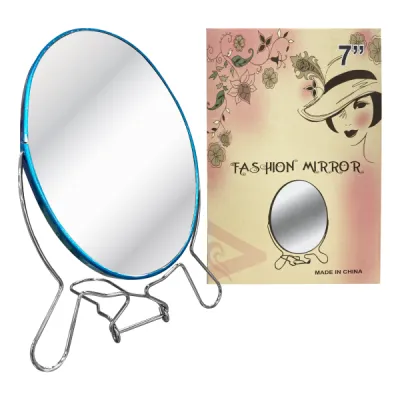 ESPEJO OVALADO DOBLE CARA CON AUMENTO 5*7" (CJX12)