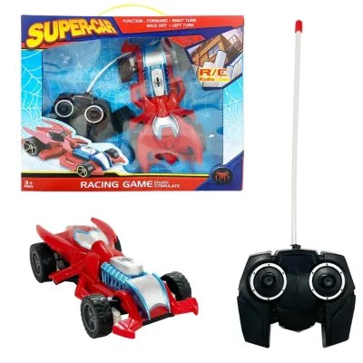 CARRO SUPER HEROE CONTROL REMOTO (PILAS) 2 COLORES