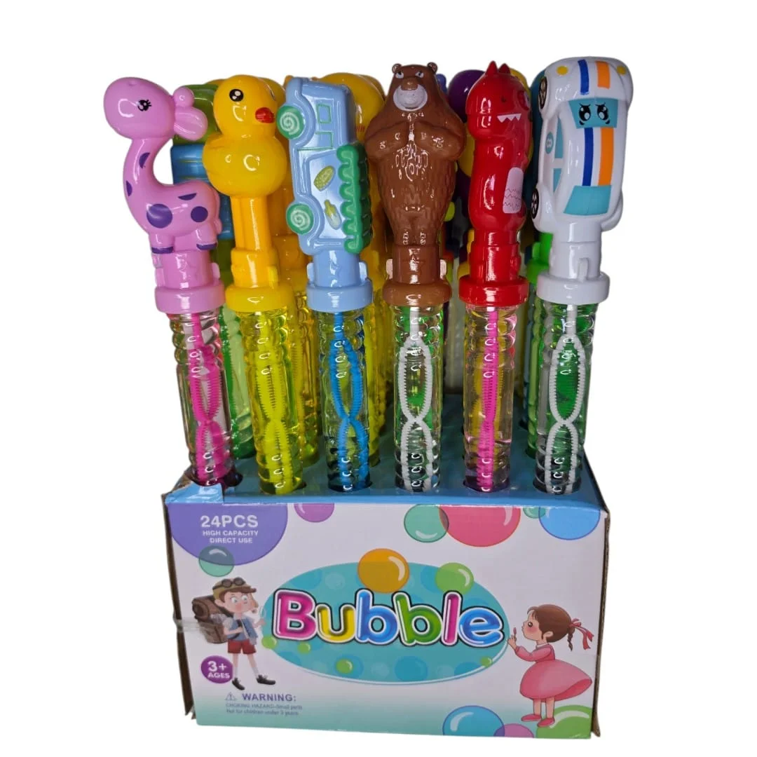 BURBUJERO VARA 37CM X 4 MOTIVOS