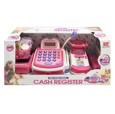 CAJA REGISTRADORA CON ACCESORIOS (PILAS) NIÑA