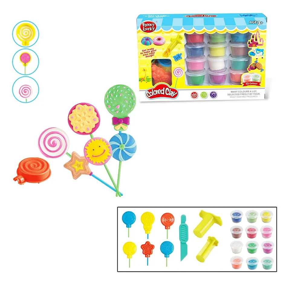 SET DE PLASTILINA CON ACCESORIOS