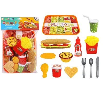 SET COMIDA RAPIDA CON ACCESORIOS EN BOLSA