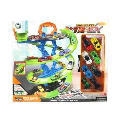 PISTA DE CARROS EN CAJA