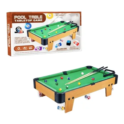 JUEGO DE MESA DE BILLAR  EN CAJA