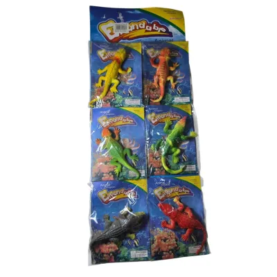 JUGUETE ANIMALES LAGARTIJAS X 6