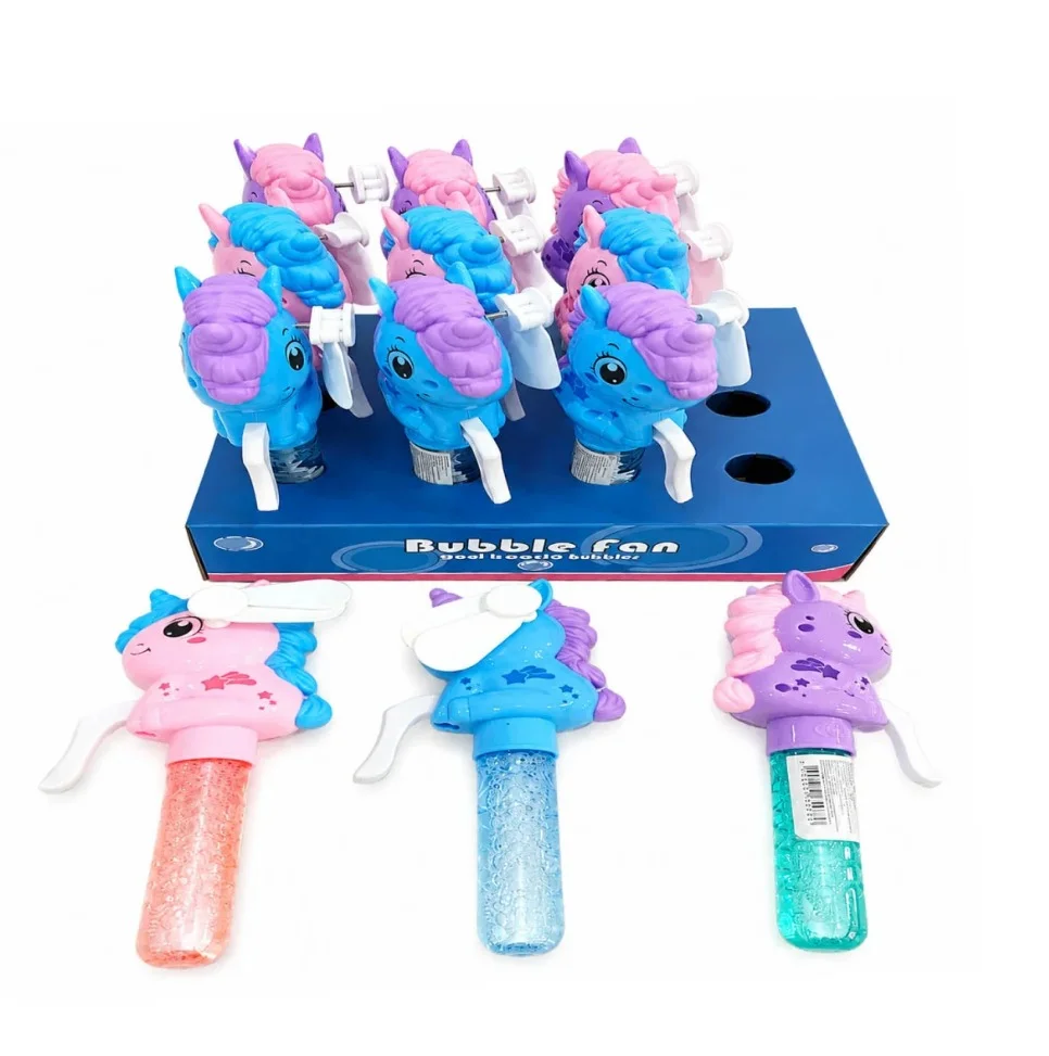 BURBUJERO VENTILADOR UNICORNIO CJ X 12