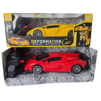 CARRO ROBOT TRANSFORMABLE 2 COLORES