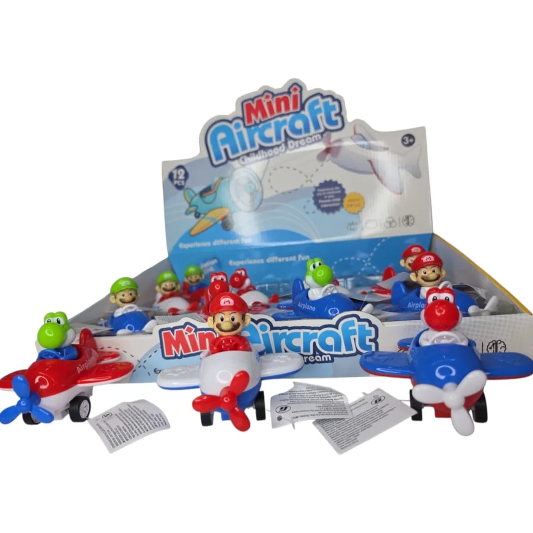 AVION MUÑEQUITOS DE IMPULSO