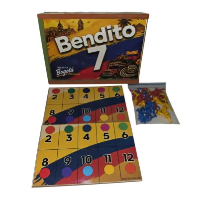 CAJA JUEGO DE MESA BENDITO 7 MADERA