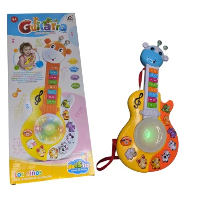 GUITARRA JIRAFA DIDACTICA ANIMALES PILAS