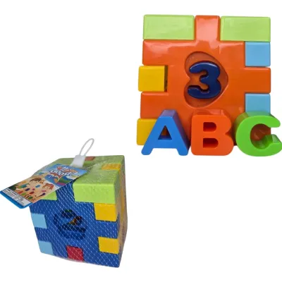 CUBO DIDACTICO CON ACCESORIOS BOLSA MALLA TOYS GOOD