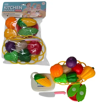 JUEGO DE COMIDA VERDURAS Y FRUTAS BOLSA DELICIOUS