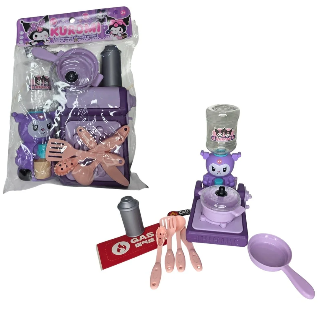 JUEGO DE COCINA NEVERA Y DISPENSADOR DE AGUA BOLSA