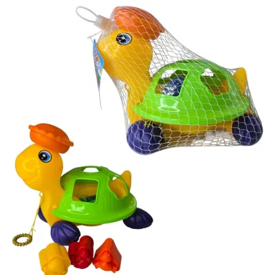 TORTUGA DIDACTICO CON ACCESORIOS BOLSA MALLA