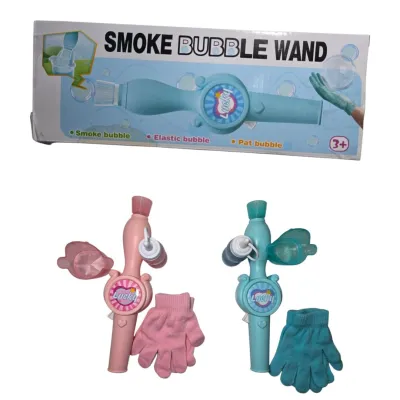 BURBUJERO CON HUMO SMOKE BUBBLE WAND