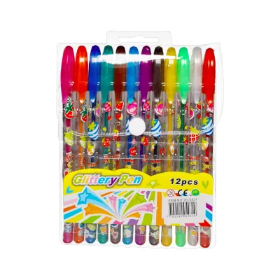 SET LAPICERO ESCARCHADO X12 (CJX20)