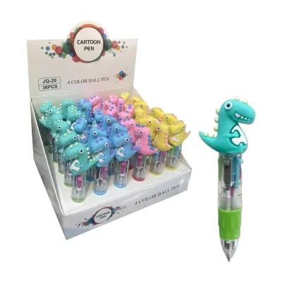 LAPICERO DINOSAURIO 4 COLORES (CJX36)