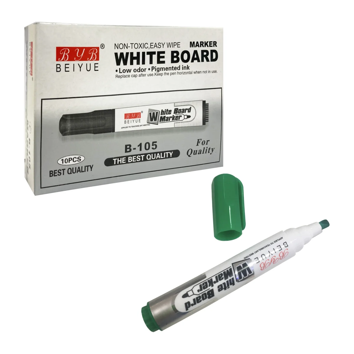 CAJA MARCADOR BORRABLE VERDE X10