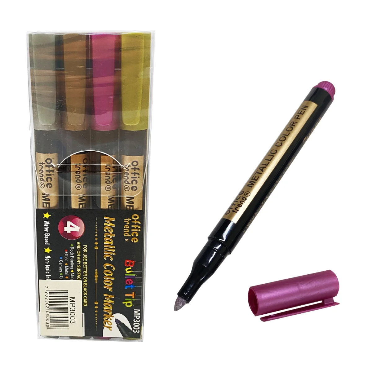 SET MARCADOR METALIZADO X4 (CJX90)