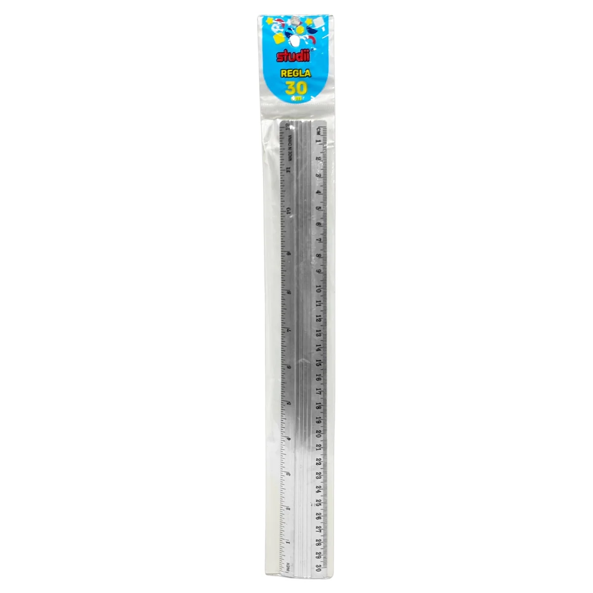 REGLA METALICA 30CM (PQTX48)