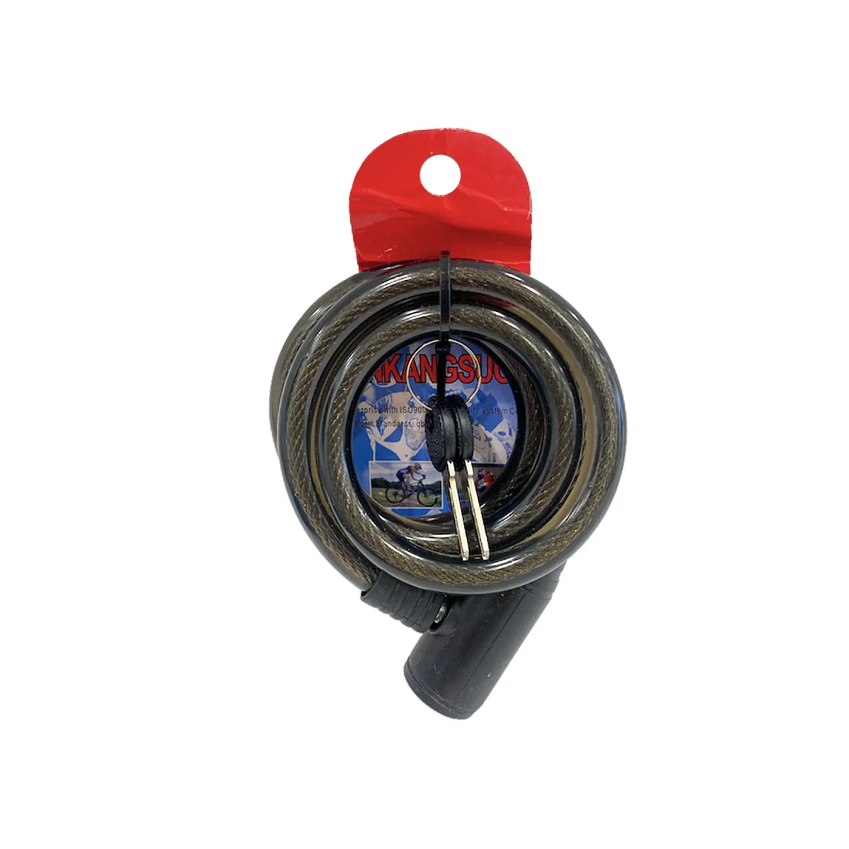 CANDADO BICICLETA 1M CON 2 LLAVES