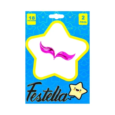 GLOBO PARA COLA SIRENA 18" FUCSIA (PQTX25)