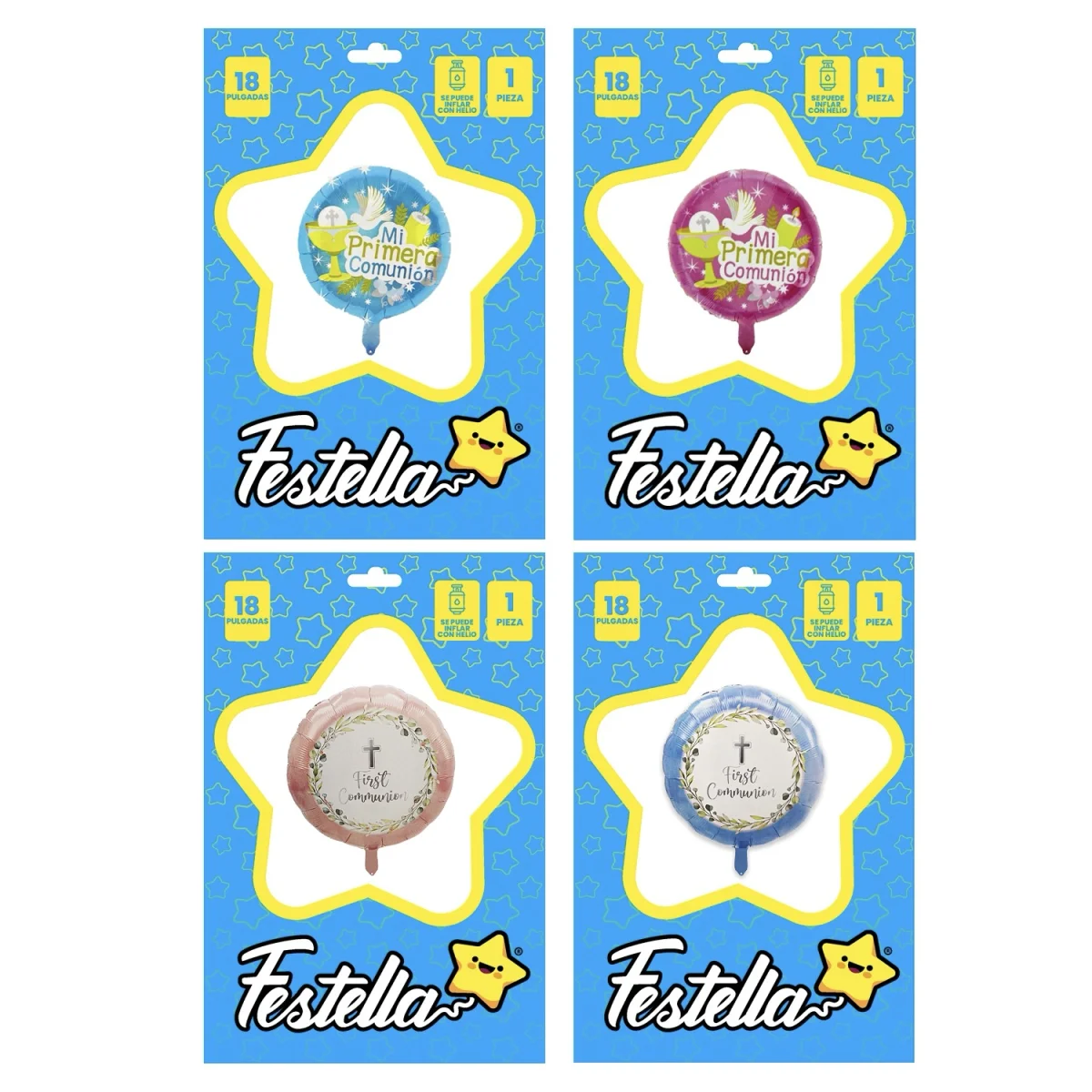 GLOBO MI PRIMERA COMUNION 18"(PQTX25)