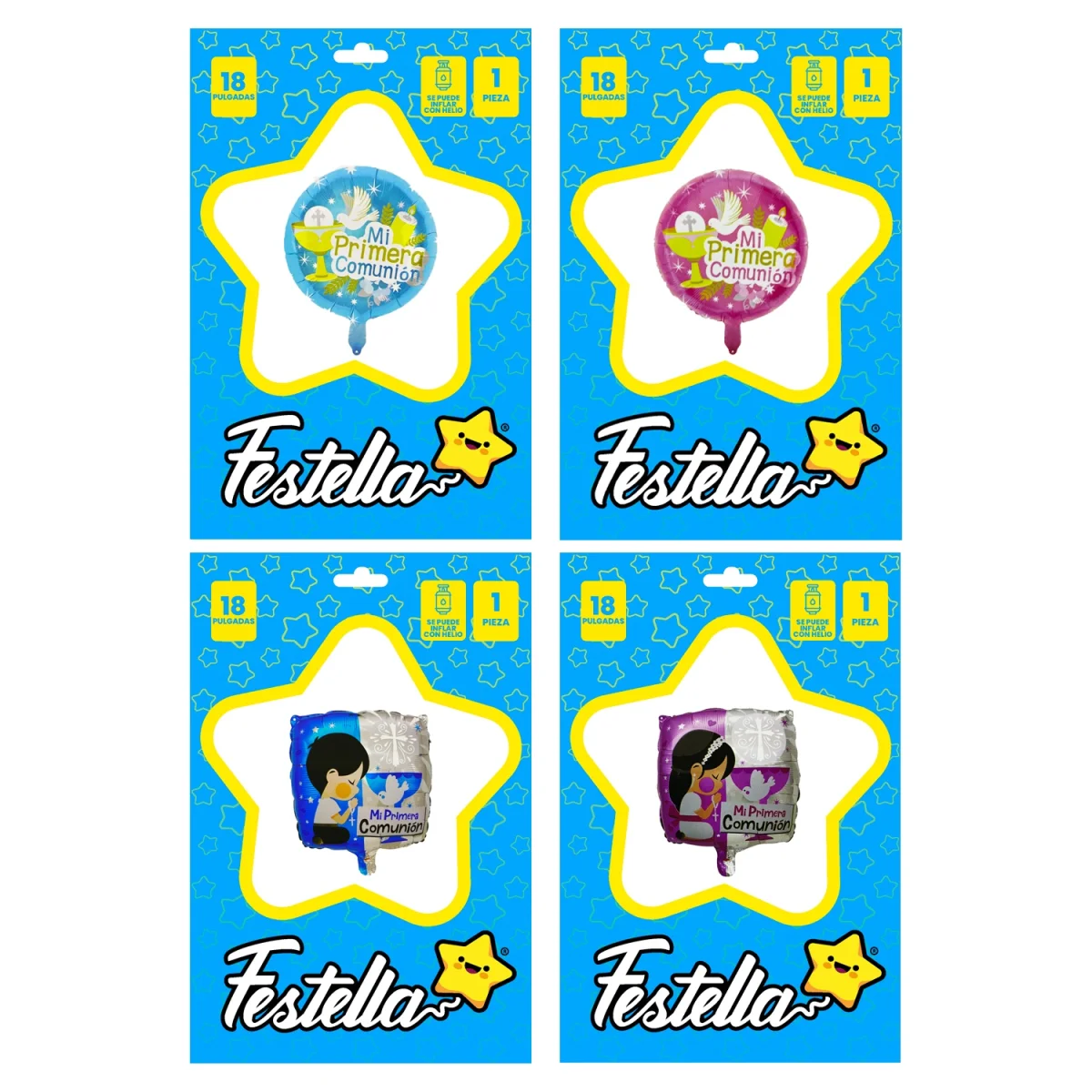 GLOBO MI PRIMERA COMUNION 18"(PQTX25)