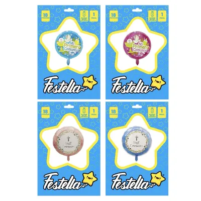 GLOBO MI PRIMERA COMUNION 18" (PQTX24)