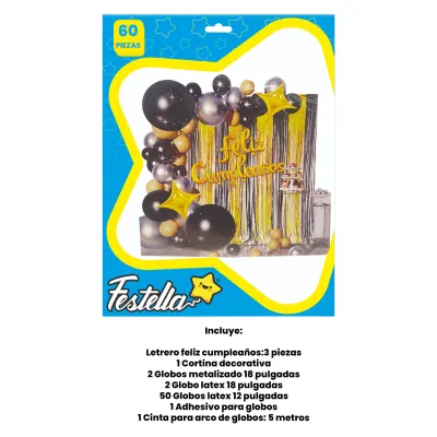 KIT GLOBO ORGANICO F.C X60PCS (PQTX5)