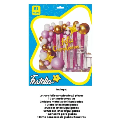 KIT GLOBO ORGANICO F.C X61PCS (PQTX5)