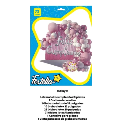 KIT GLOBO ORGANICO F.C X73PCS (PQTX5)