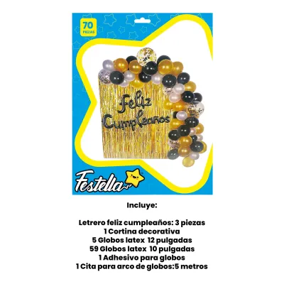 KIT GLOBO ORGANICO F.C X70PCS (PQTX5)
