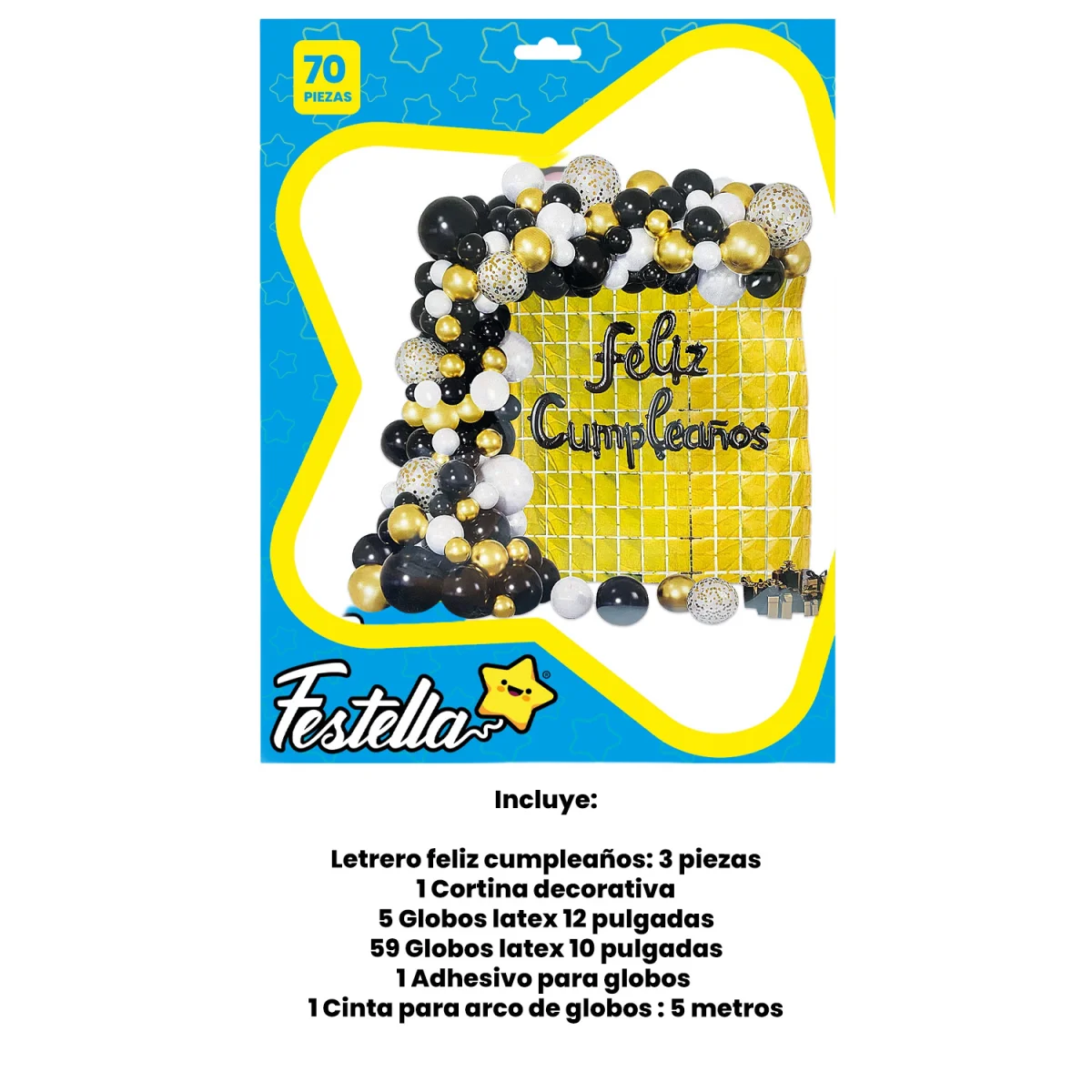 KIT GLOBO ORGANICO F.C X70PCS (PQTX5)