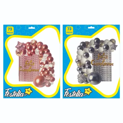 KIT GLOBO ORGANICO F.C X72PCS (PQTX5)