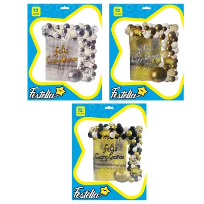 KIT GLOBO ORGANICO F.C X72PCS (PQTX5)